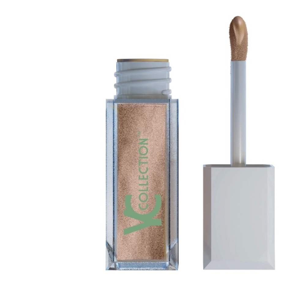 YcCOLLECTION Shimmering Gold Highlighter color: creamsicle
